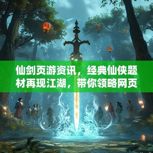 仙剑页游资讯，经典仙侠题材再现江湖，带你领略网页游戏的魅力