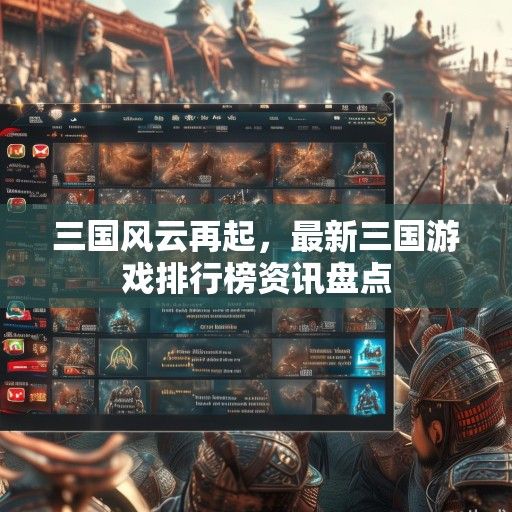 三国风云再起，最新三国游戏排行榜资讯盘点