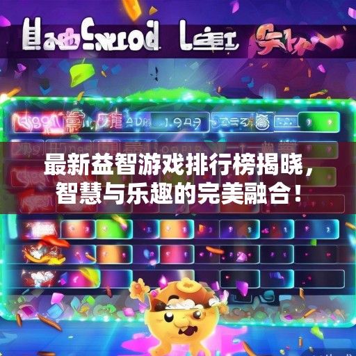 最新益智游戏排行榜揭晓，智慧与乐趣的完美融合！