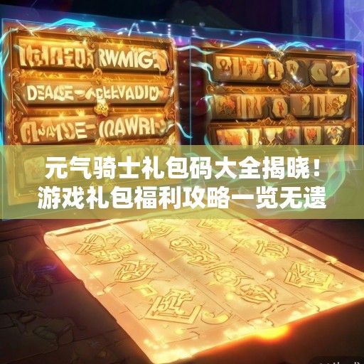 元气骑士礼包码大全揭晓！游戏礼包福利攻略一览无遗！