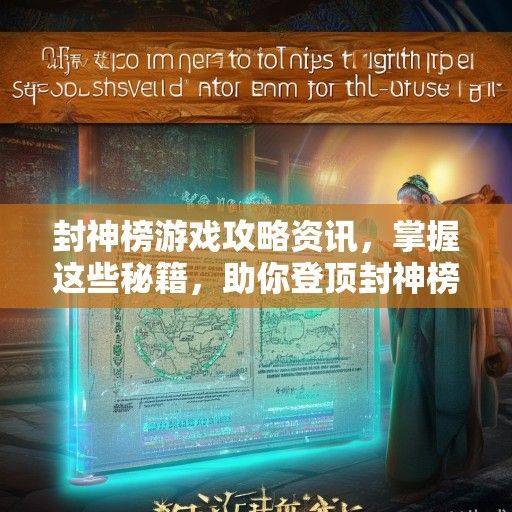 封神榜游戏攻略资讯，掌握这些秘籍，助你登顶封神榜巅峰！