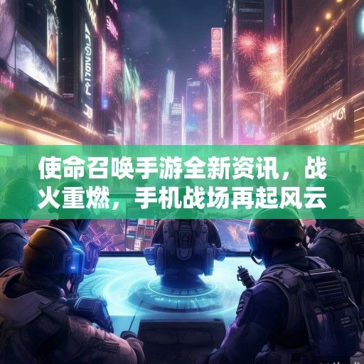 使命召唤手游全新资讯，战火重燃，手机战场再起风云！