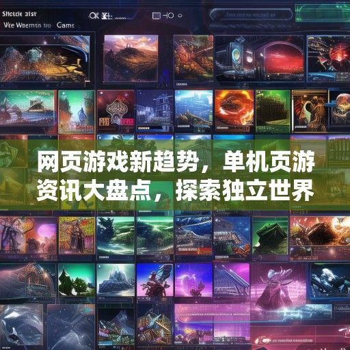 网页游戏新趋势，单机页游资讯大盘点，探索独立世界的奥秘