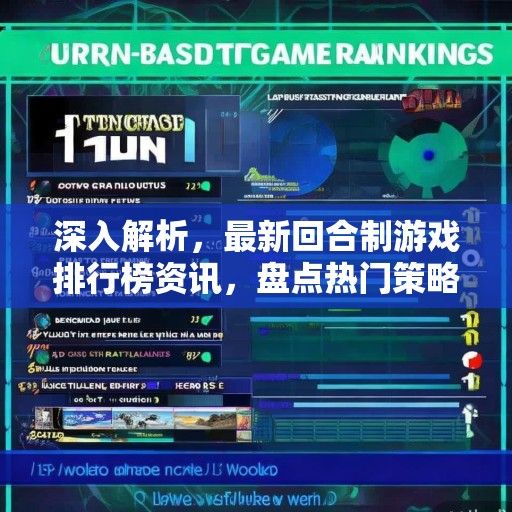 深入解析，最新回合制游戏排行榜资讯，盘点热门策略佳作！