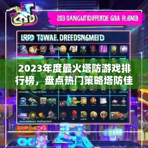 2023年度最火塔防游戏排行榜，盘点热门策略塔防佳作，谁将问鼎巅峰？