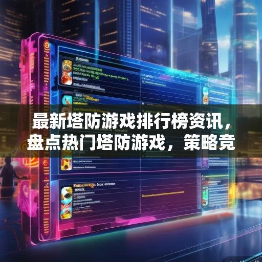 最新塔防游戏排行榜资讯，盘点热门塔防游戏，策略竞技两不误！