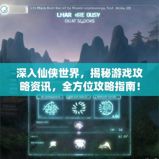 深入仙侠世界，揭秘游戏攻略资讯，全方位攻略指南！
