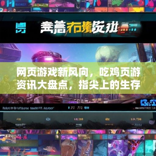 网页游戏新风向，吃鸡页游资讯大盘点，指尖上的生存之战即将开启！