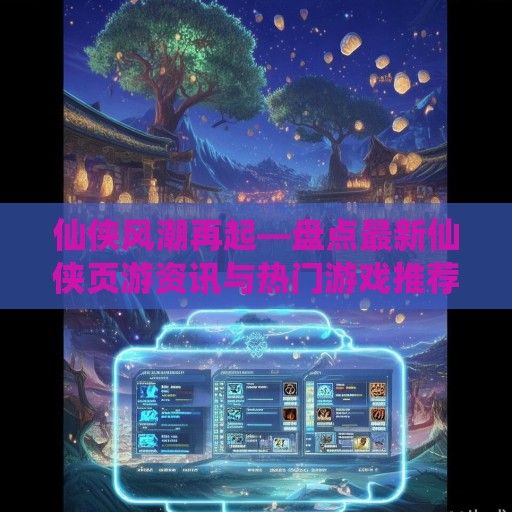 仙侠风潮再起—盘点最新仙侠页游资讯与热门游戏推荐