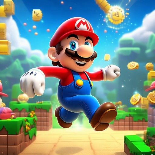 超级玛丽无敌版，爽到飞起！